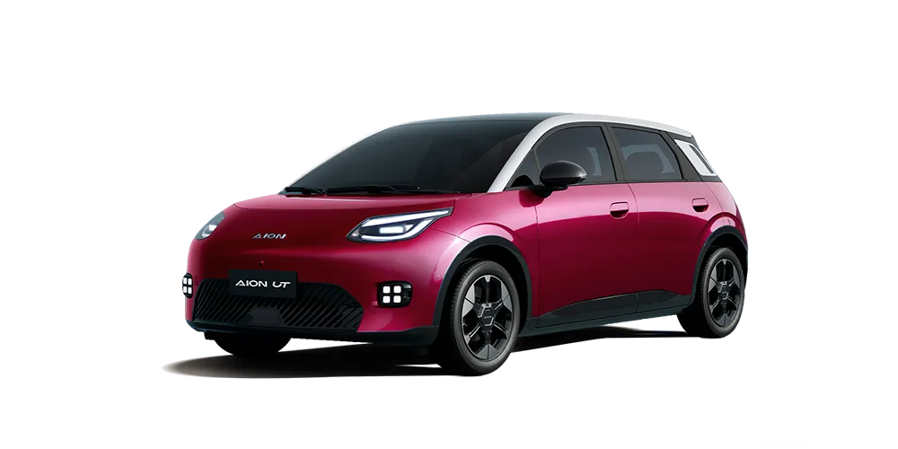 GAC AION UT color Rojo + techo blanco