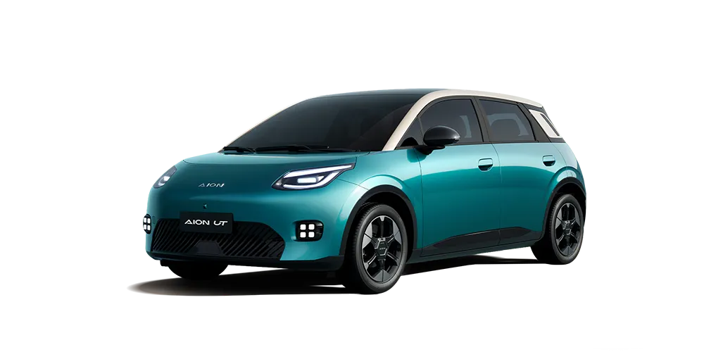 GAC AION UT color Verde + techo blanco