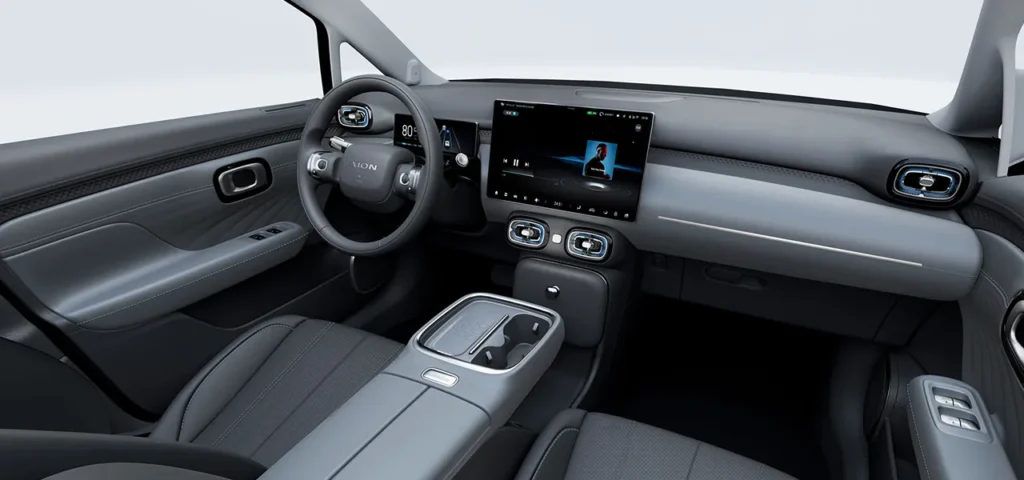 Interior del GAC AION UT