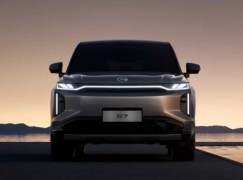 Perfil lateral de la GAC S7 de rango extendido